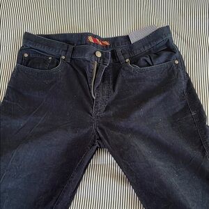 Men's Brooks Brothers NAVY corduroy pants, 36-34